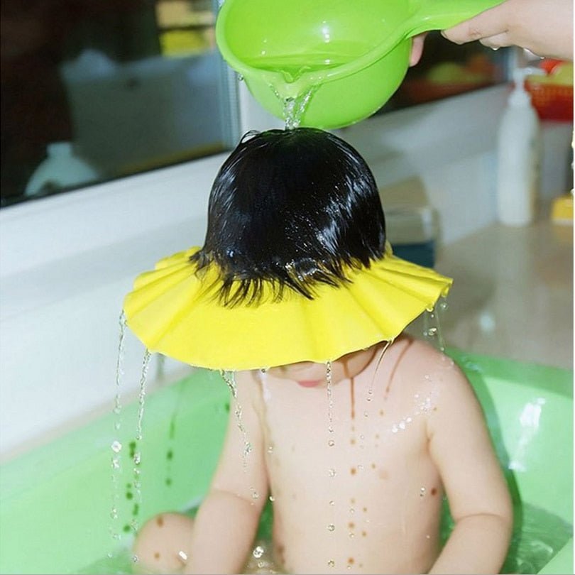 Visière chapeau pour douche bébé I ShampooCap™ - Nice Niche